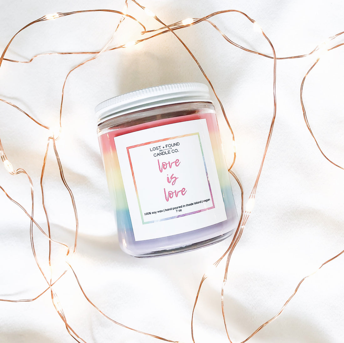 love is love soy candle