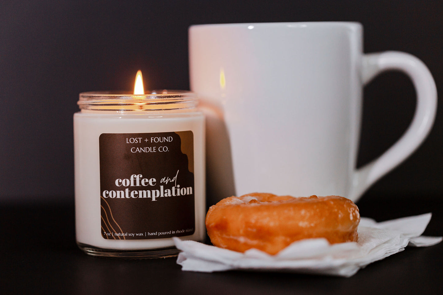 Coffee & Contemplation | Soy Candle | 7 oz